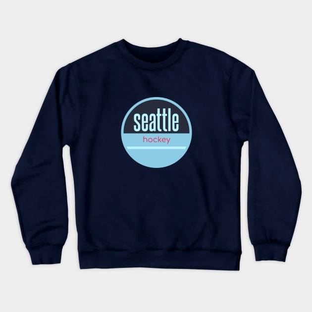 seattle kraken hockey Crewneck Sweatshirt by BVHstudio